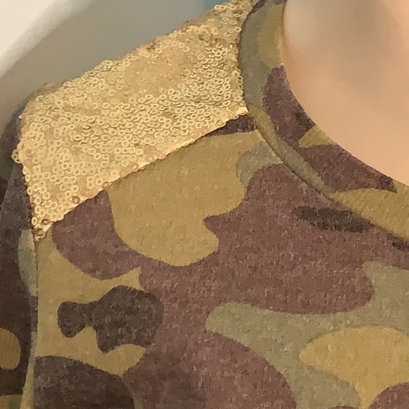 Simply southern camo and gold sequin dress - Picture 5 of 6